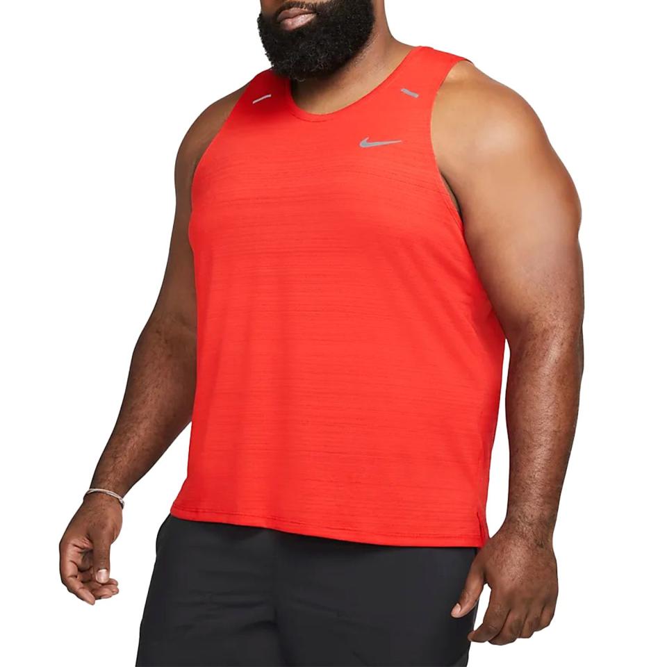 <p><a href="https://go.redirectingat.com?id=74968X1596630&url=https%3A%2F%2Fwww.nike.com%2Ft%2Fdri-fit-miler-mens-running-tank-hnP2xX&sref=https%3A%2F%2Fwww.runnersworld.com%2Fgear%2Fg37597288%2Fbest-active-tanks%2F" rel="nofollow noopener" target="_blank" data-ylk="slk:Shop Now;elm:context_link;itc:0;sec:content-canvas" class="link ">Shop Now</a></p><p> Dri-FIT Miler Men's Running Tank</p><p>$35.00</p><p>nike.com</p>