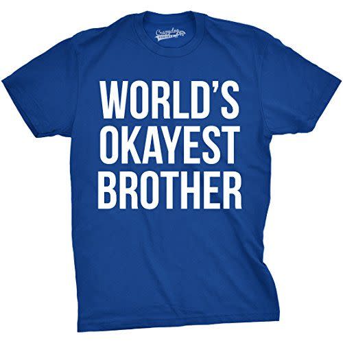 World's Okayest Brother Funny Shirt