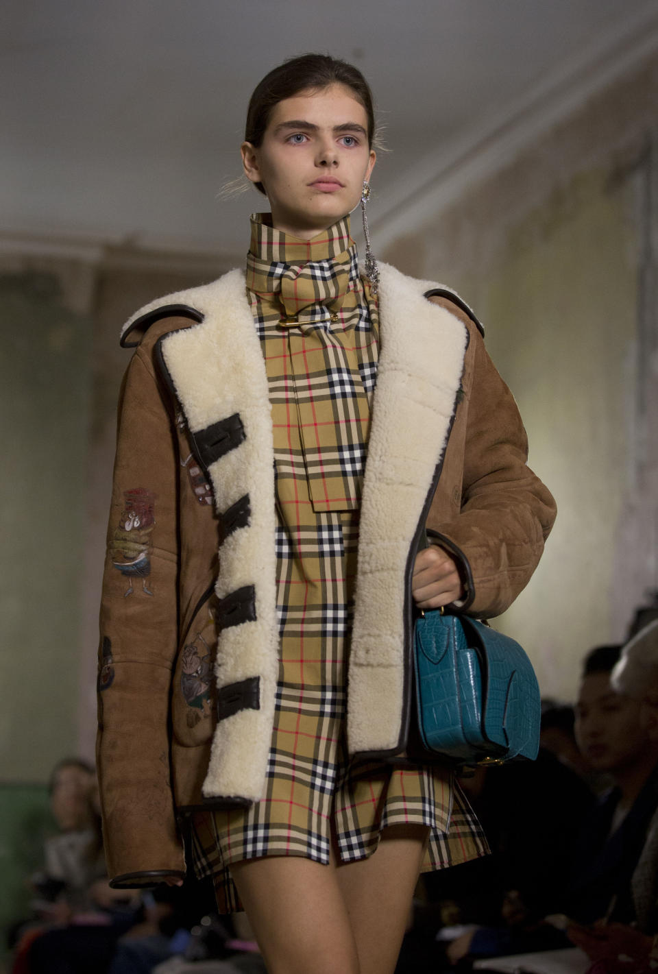 <p>Everyone was a little surprised by Burberry bringing back their classic check print at London Fashion Week. However, it has now apparently gone from a fashion no-no to a go-go.<br><em>[Photo: PA]</em> </p>