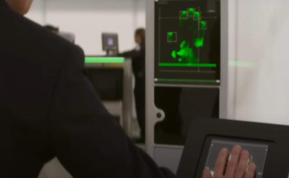 Ethan Hunt, disguised as someone else, passes through a biometric scanner. Could this really work in real life? (Paramount Pictures)