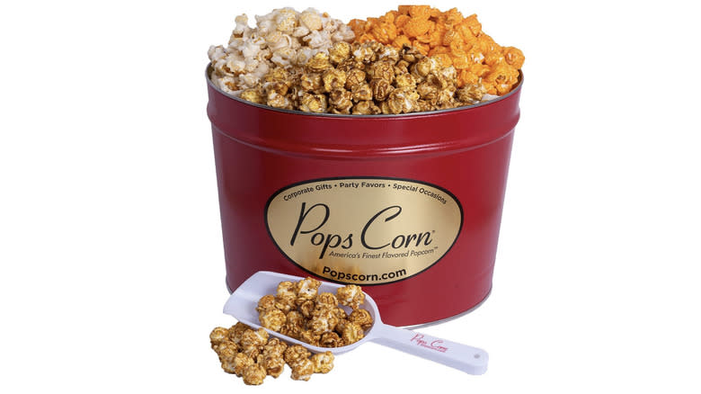Pops Corn popcorn gift tin