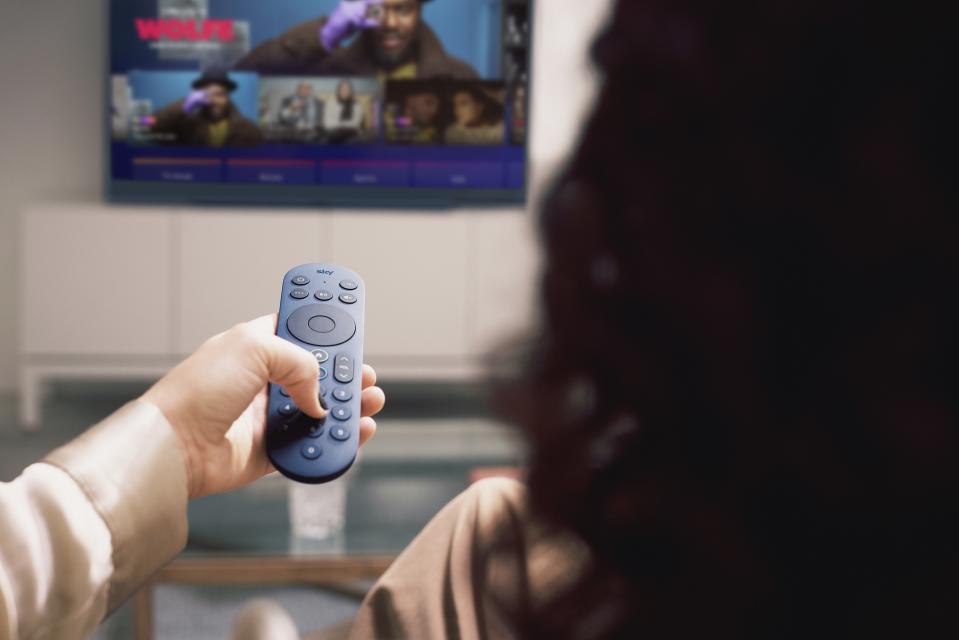 Sky Glass smart TV and remote