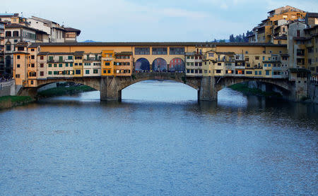 FILE PHOTO: A general view of Ponte Vecchio (Old Bridge) in Florence, Italy March 31, 2017. REUTERS/Tony Gentile/File Photo