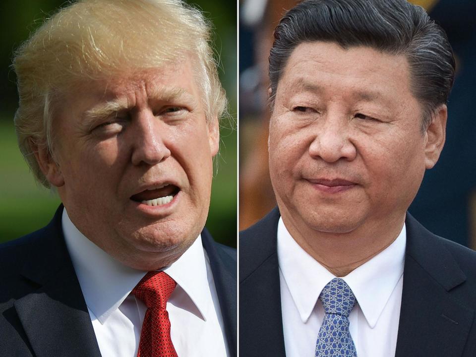 US President Donald Trump and Chinese President Xi Jinping: AFP/Getty Images