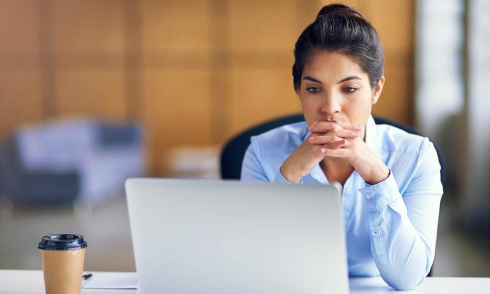 A young businesswoman at work