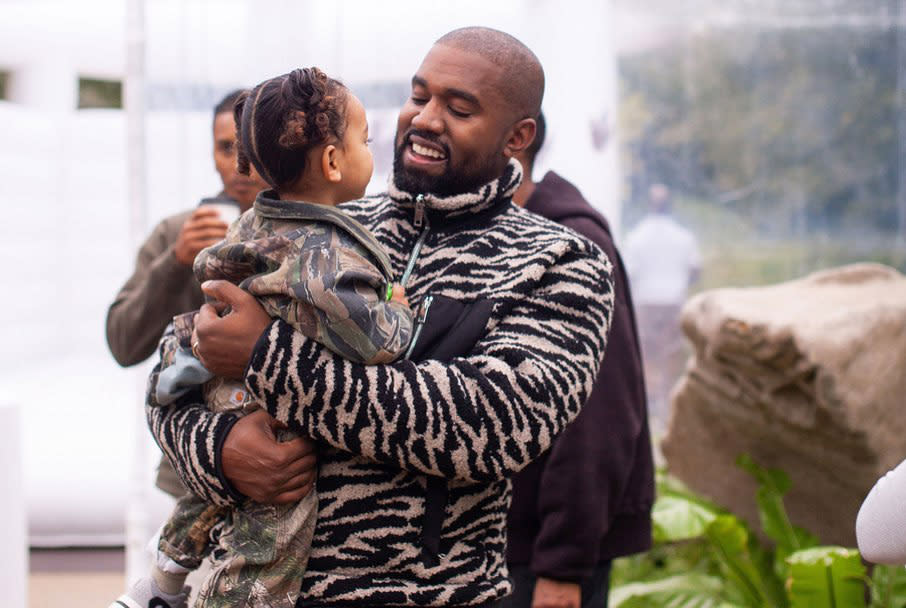 Kanye West and daughter Chicago | Kim Kardashian/Instagram