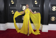 Kelsea Ballerini arrives at the 65th annual Grammy Awards on Sunday, Feb. 5, 2023, in Los Angeles. (Photo by Jordan Strauss/Invision/AP)