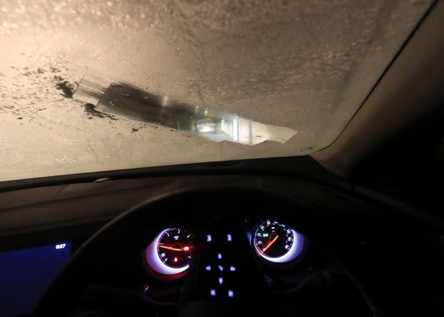 A familiar sight for many commuters this morning (Danny Lawson/PA)