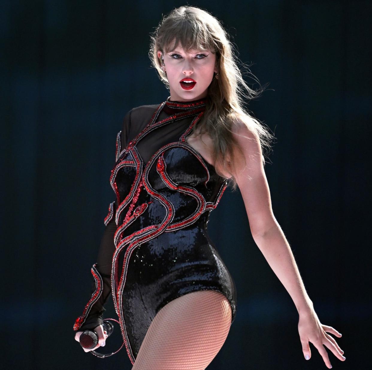 All eyes on me: Taylor Swift on stage at Wembley