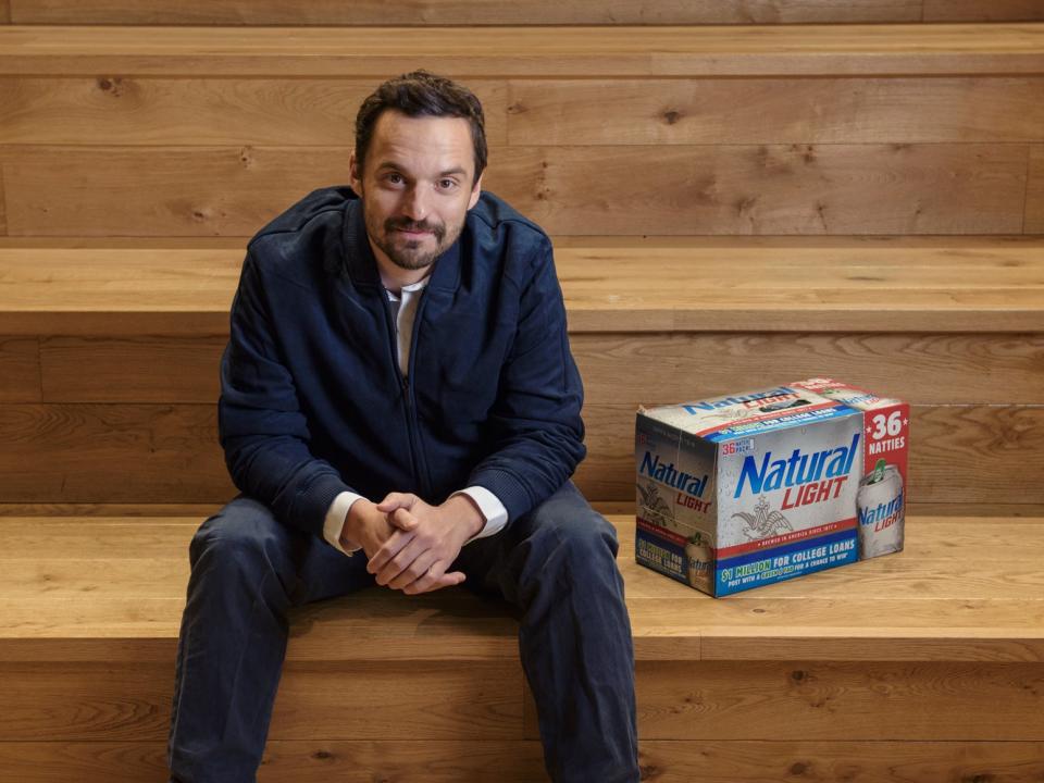 Jake Johnson Natty Light