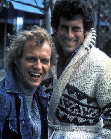 <p>FilmPublicityArchive/United Archives via Getty</p> David Soul, Paul Michael Glaser in "Starsky and Hutch."
