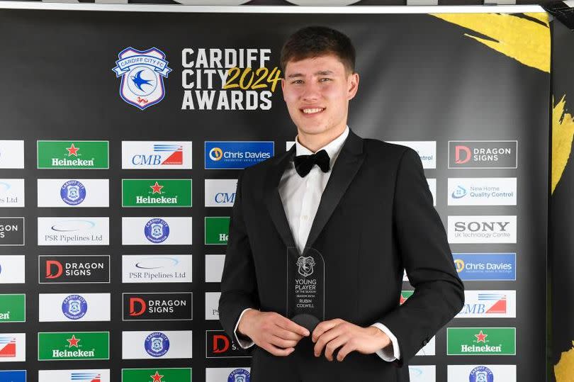 Cardiff City's Rubin Colwill was named young player of the season -Credit:Cardiff City FC