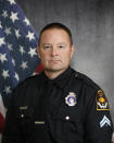 This undated image provided by the Omaha Police Department shows officer Brian Vanderheiden. Police said Vanderheiden fatally shot a man who entered a Target store with an AR-15-style rifle and 13 loaded rifle magazines of ammunition on Tuesday, Jan. 31, 2023, in Omaha, Neb. (Omaha Police Department via AP)