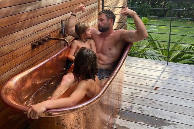 Chris Hemsworth/Instagram Chris Hemsworth kids vacation