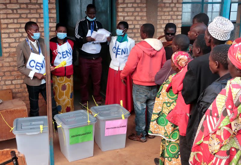 FILE PHOTO: Presidential, legislative and communal council elections, under the simmering political violence and the growing threat of the coronavirus disease (COVID-19), in Ngozi