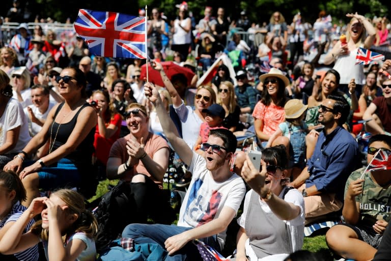 Revellers said the royal wedding brought the country together