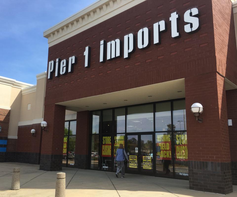 Pier 1 Imports plans to close up to 450 stores.