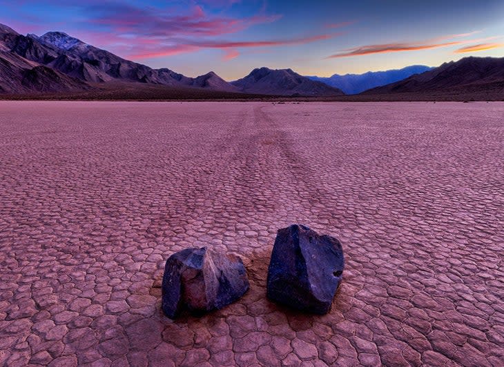 Rock trails at Death Valley National Park