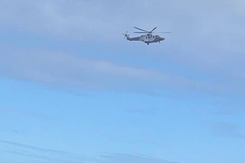 Coastguard search teams at Plymouth Hoe this evening -Credit:Submitted