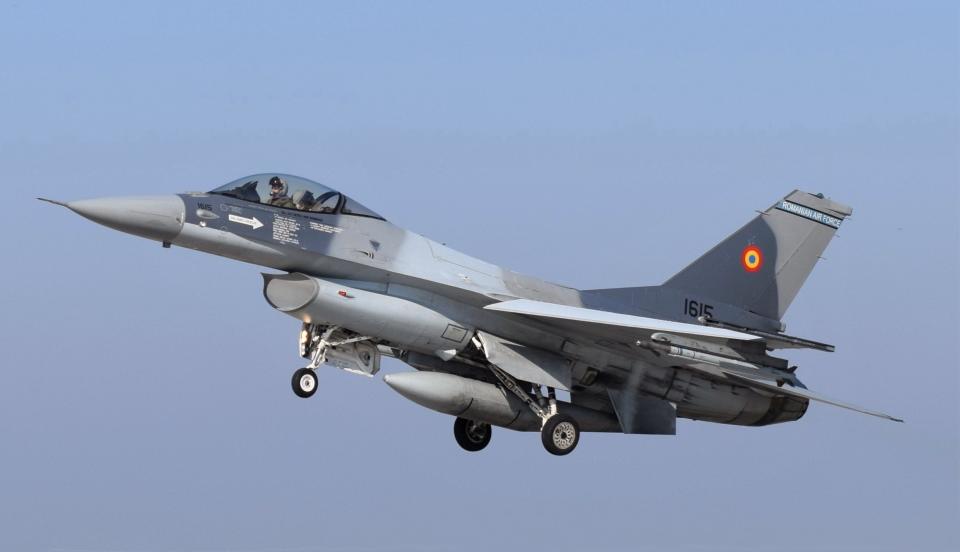 A Romanian Air Force F-16AM. <em>U.S. Air Force photo by Capt. Andrew Layton</em>