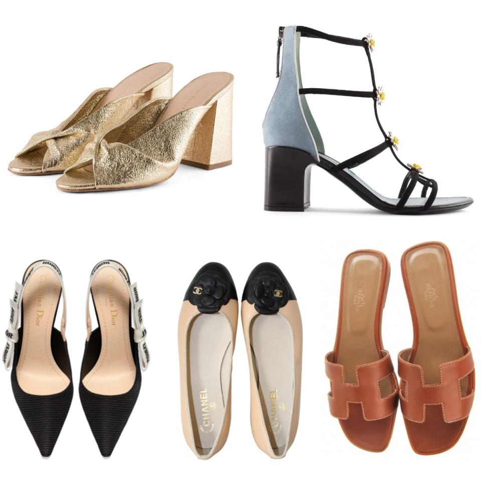 rent shoes my wardrobe hq hurr collective chanel hermes christian dior fabrizio viti