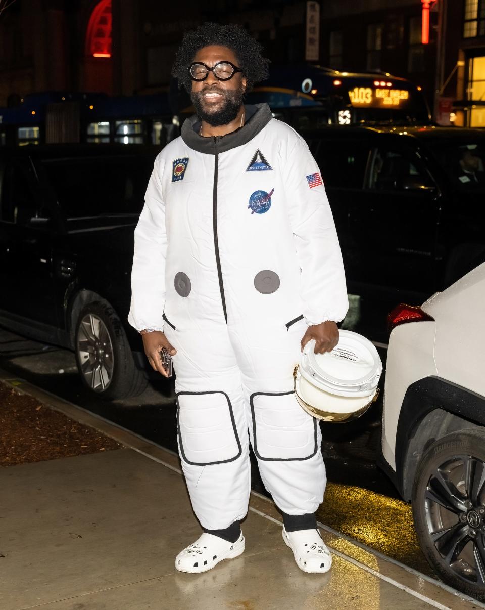 Questlove dressed as an astronaut for Heidi Klum'a annual Halloween party