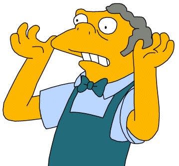 Bartender Moe from "The Simpsons" television show.