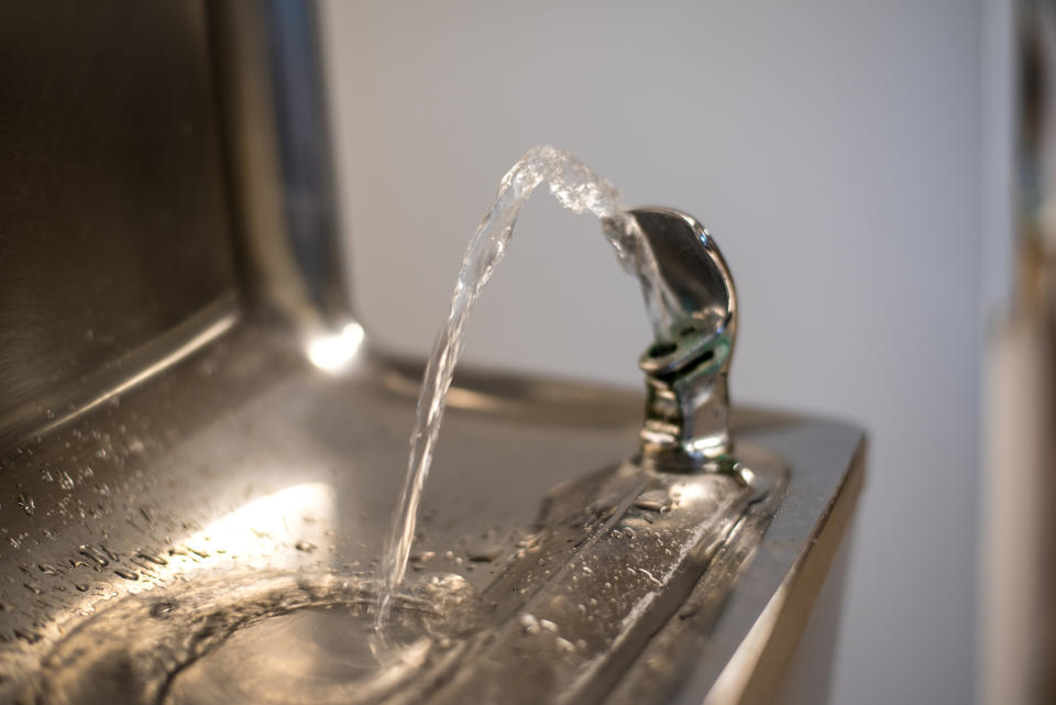 2. Drinking fountain button