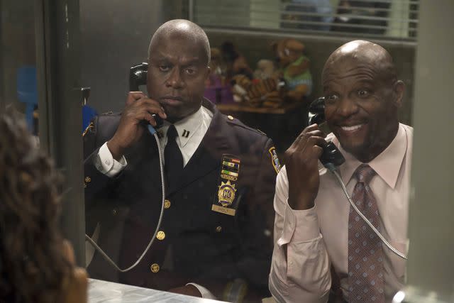 <p>FOX Image Collection via Getty</p> Andre Braugher and Terry Crews on 'Brooklyn Nine-Nine'