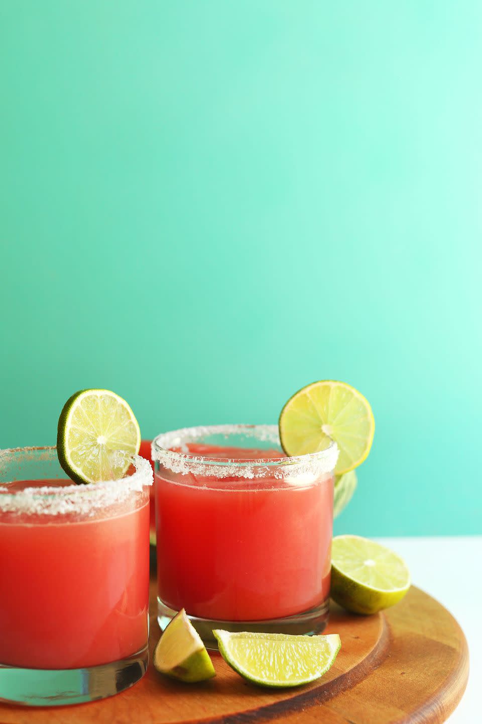 Three-Ingredient Watermelon Margaritas