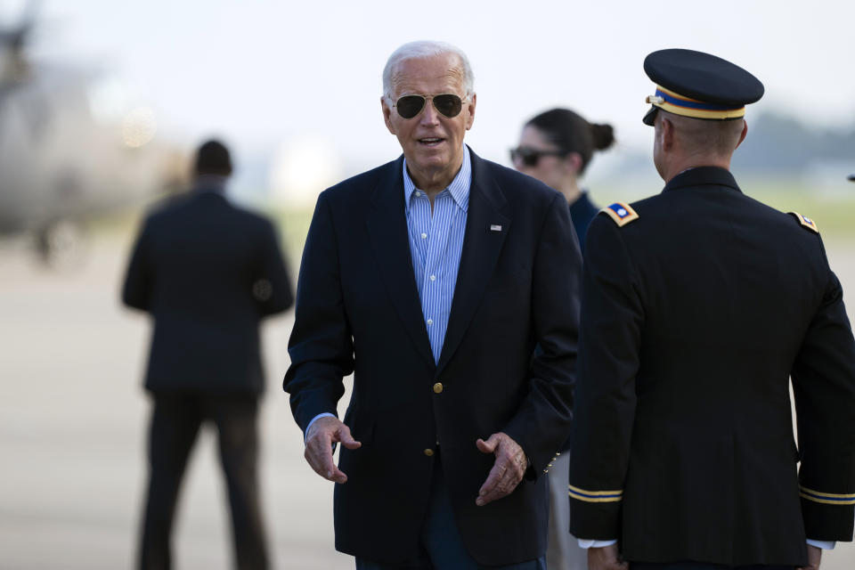 To a defiant Biden, the 2024 race is up to the voters, not to Democrats