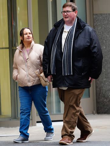 <p>TheImageDirect.com</p> Gypsy Rose Blanchard and her husband Ryan Anderson in New York City on Jan. 6, 2024.