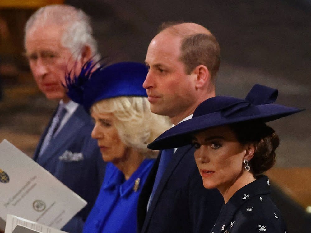 Die Royals bei einem Gottesdienstbesuch. (Bild: imago/i Images)