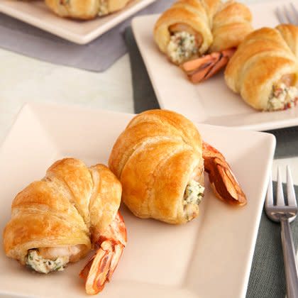 Puff Pastry-Wrapped Jumbo Shrimp