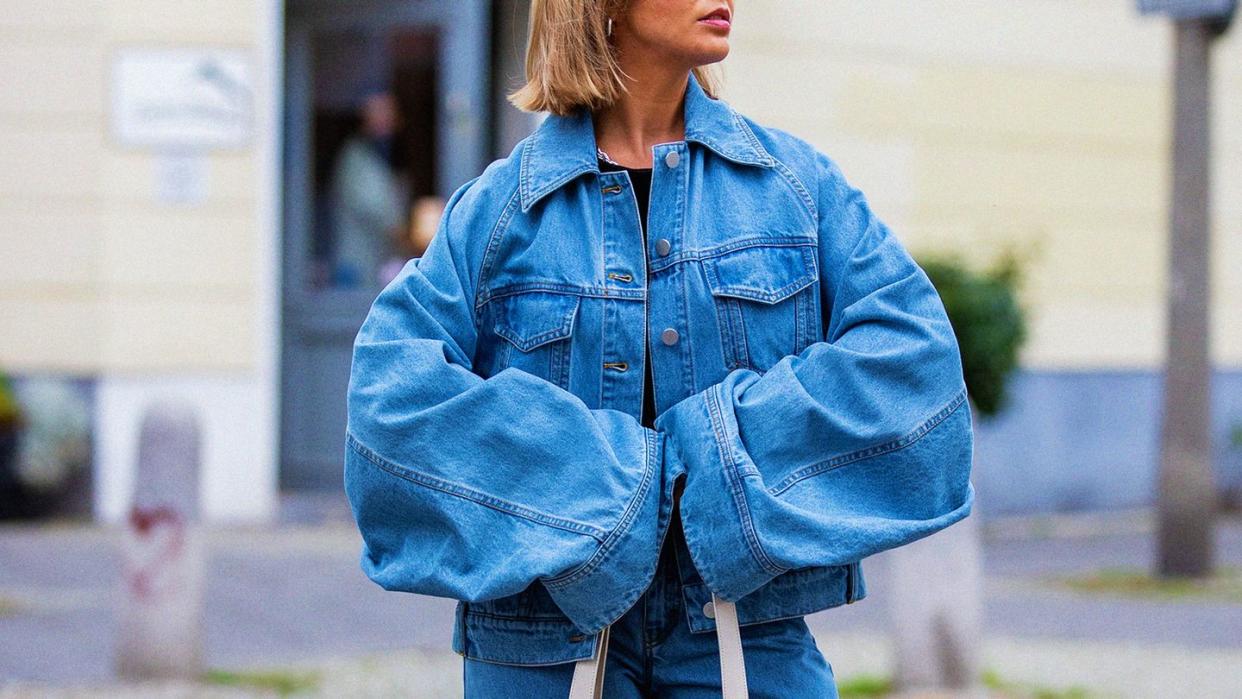 oversized jean jacket