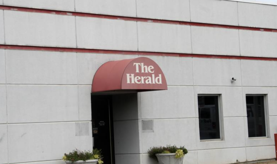 The former Herald building on W. Main Street is set for demolition by the end of 2021