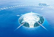 <p>Teniendo en cuenta que los océanos cubren el 70% de la superficie de la Tierra, los arquitectos afirman que la profundidad del mar ofrece un enorme potencial para las fuentes alternativas de energía. </p>