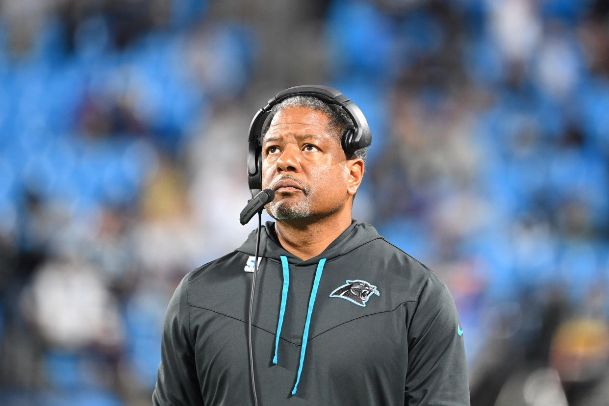 Steve Wilks is the latest Black coach whose shot at a head coaching job is on an interim basis amid a mess left behind by someone else. (Bob Donnan-USA TODAY Sports)