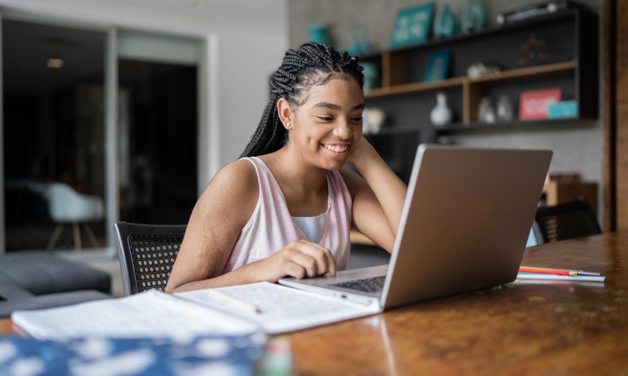 <span>Students studying the International Baccalaureate at King’s InterHigh are part of a global classroom.</span><span>Photograph: FG Trade/Getty Images</span>