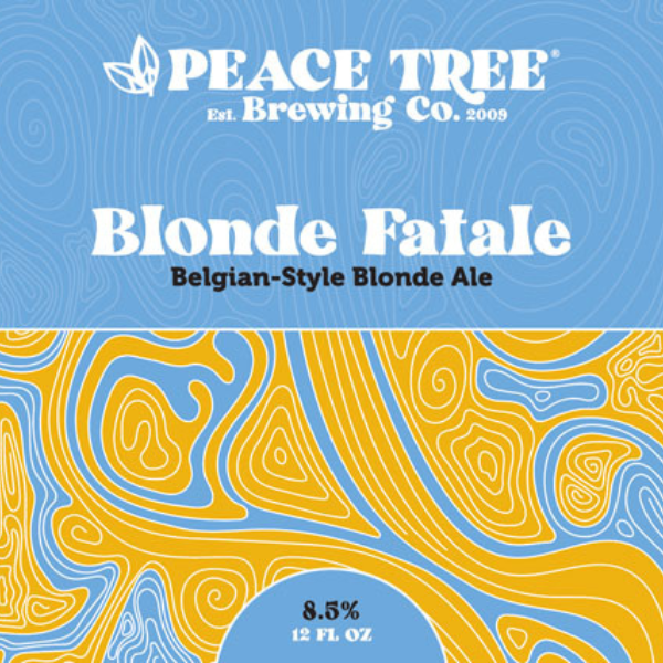 Peace Tree Brewing Co.'s Blonde Fatale label.