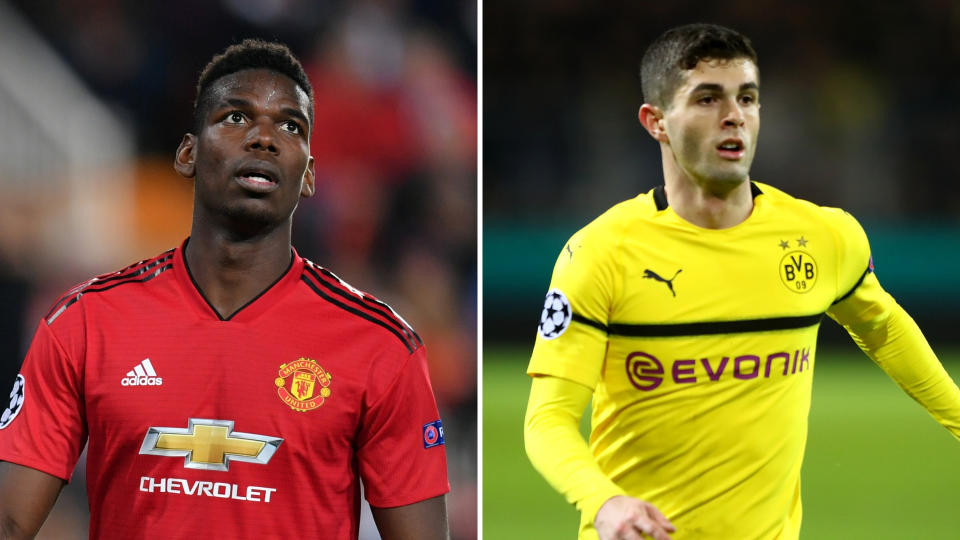 Paul Pogba and Christian Pulisic could both be on the move in January.