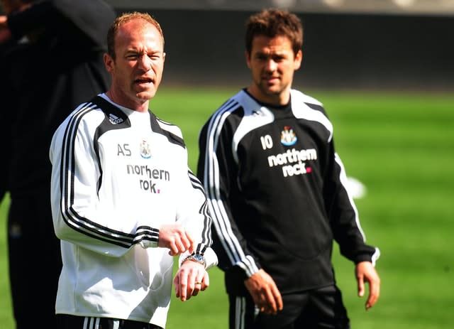 Michael Owen, right, was expected to strike-up a fruitful partnership with Alan Shearer but that did not materialise (Owen Humphreys/PA)