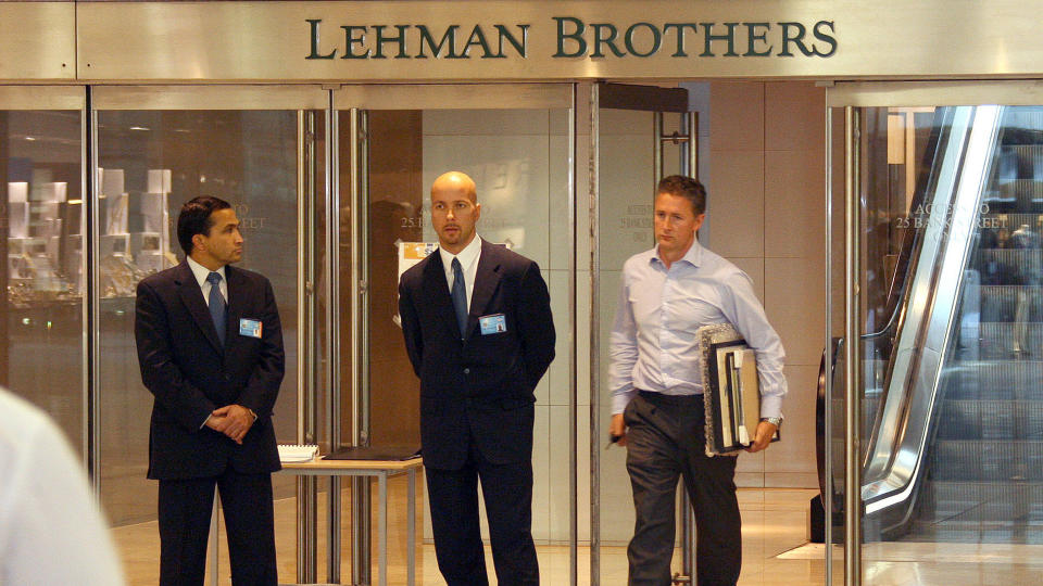 Lehman Brothers files bankruptcy