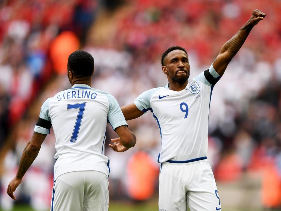 Defoe is determined to keep his spot in the England team (Getty)