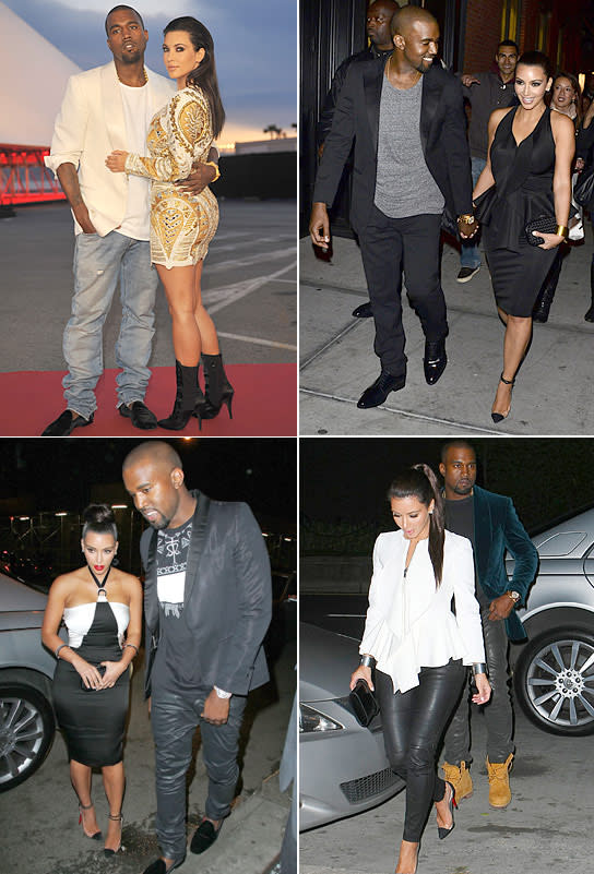 Kim Kardashian & Kanye West Love To Dress Alike: Check Out Their Matchy Moments