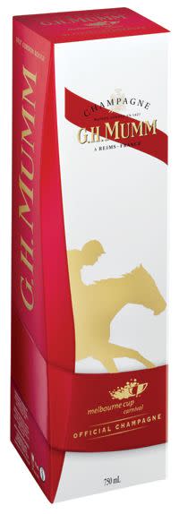 MUMM's champagne for the Melbourne Cup Carnival