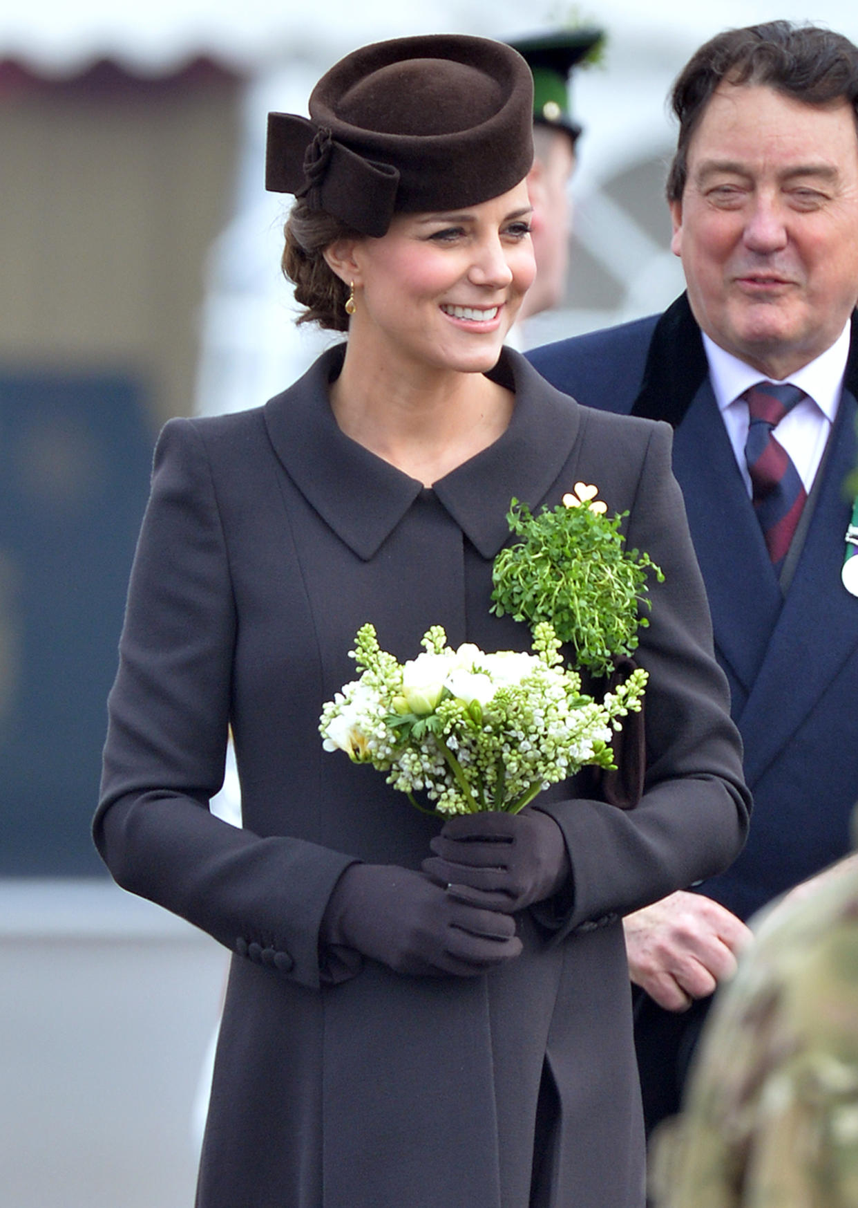 The Duke And Duchess Of Cambridge Attend St Patrick's Day Parade At Mons Barracks