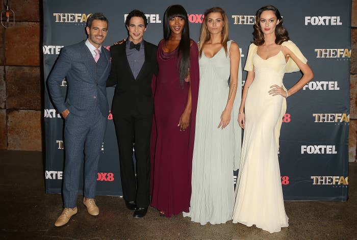 The judges from "The Face Australia"