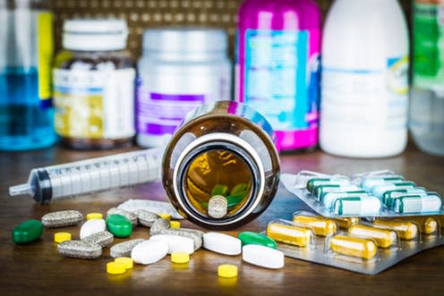 <span class="caption">Pills and ills. </span> <span class="attribution"><a class="link " href="https://www.shutterstock.com/image-photo/drug-prescription-treatment-medication-pharmaceutical-medicament-541252936?src=95CVAFs3xpmQn3gb0gGjlg-1-62" rel="nofollow noopener" target="_blank" data-ylk="slk:Adul10;elm:context_link;itc:0;sec:content-canvas">Adul10</a></span>