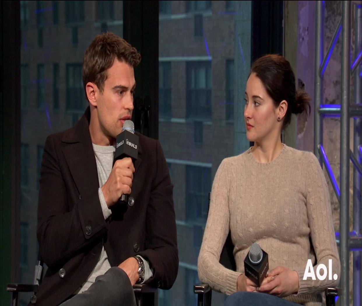 Shailene Woodley and Theo James on Working Together in The Divergent Series